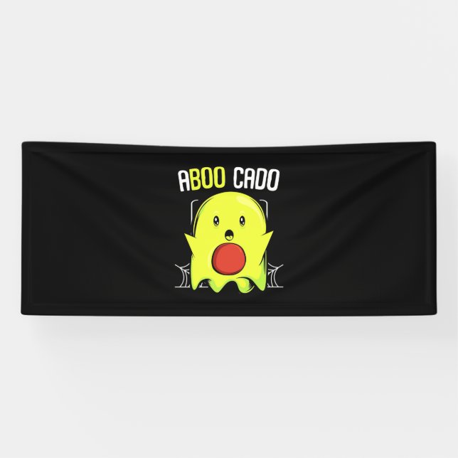 Aboocado Avocado Halloween Banner (Horizontal)