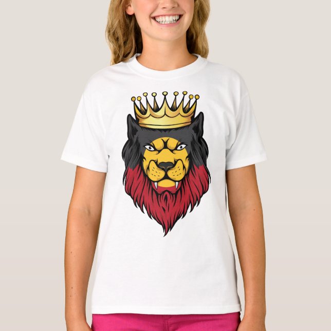 Aborigin  Lion King Flag  T-Shirt (Front)