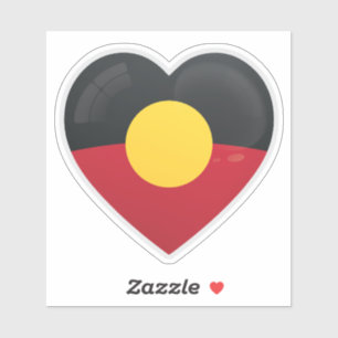 Aborigin  Love Icon Sticker