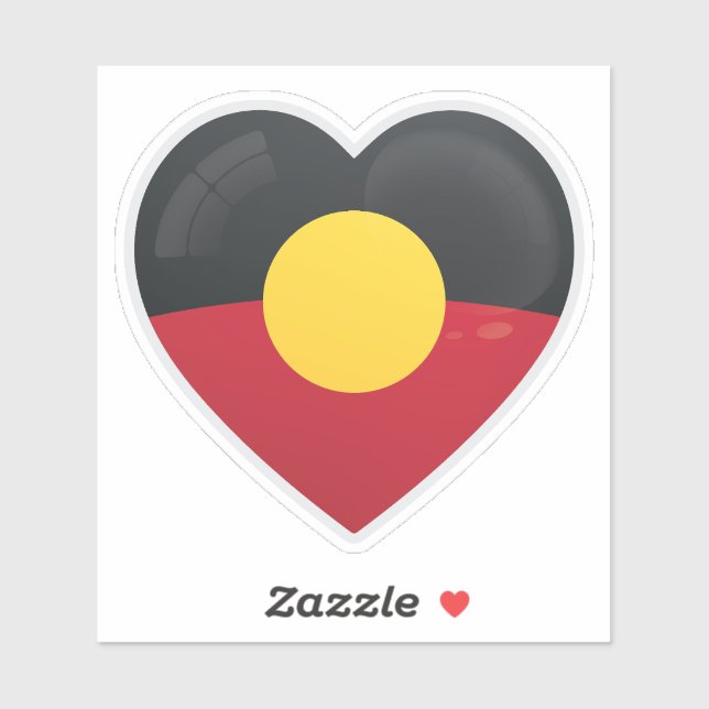 Aborigin  Love Icon Sticker (Sheet)