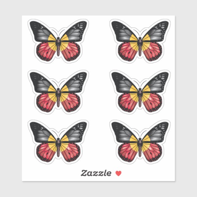 Aborigin Monarque Butterfly Flag (Sheet)