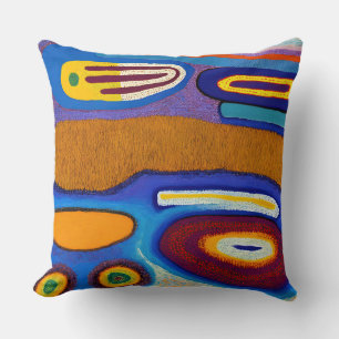 Aboriginal Abstract Art Vol 04 Cushion