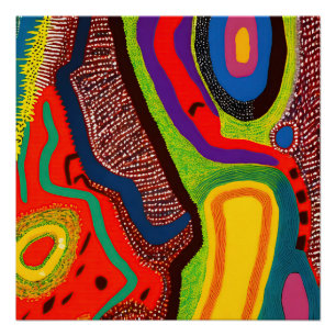 Aboriginal Abstract Art Vol 06 Poster
