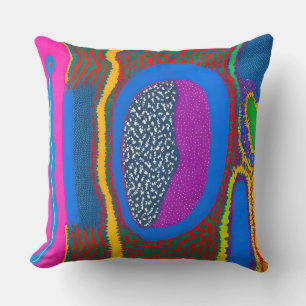 Aboriginal Abstract Art Vol 07 Cushion