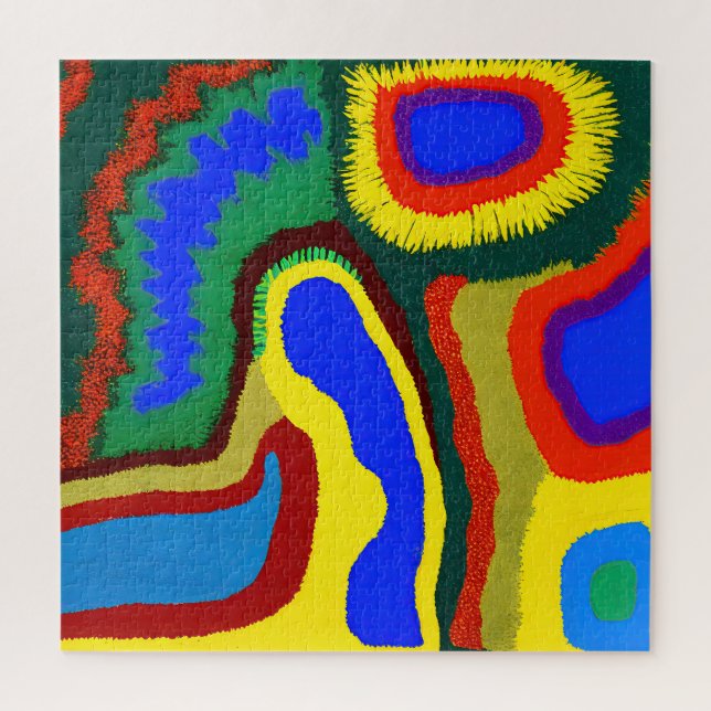 Aboriginal Abstract Art Vol 08 Jigsaw Puzzle (Vertical)