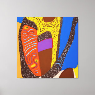 Aboriginal Abstract Art Vol 09 Canvas Print