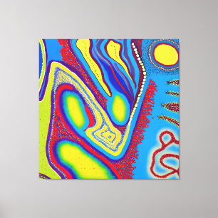 Aboriginal Abstract Art Vol 10 Canvas Print