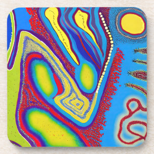 Aboriginal Abstract Art Vol 10 Coaster