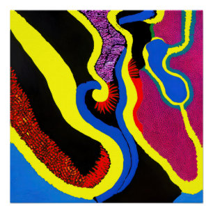 Aboriginal Abstract Art Vol 11 Poster