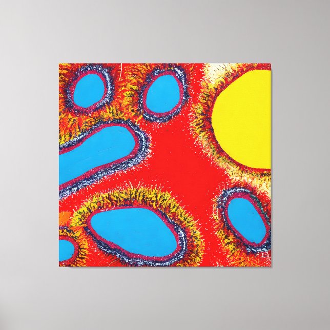 Aboriginal Abstract Art Vol 12 Canvas Print (Front)