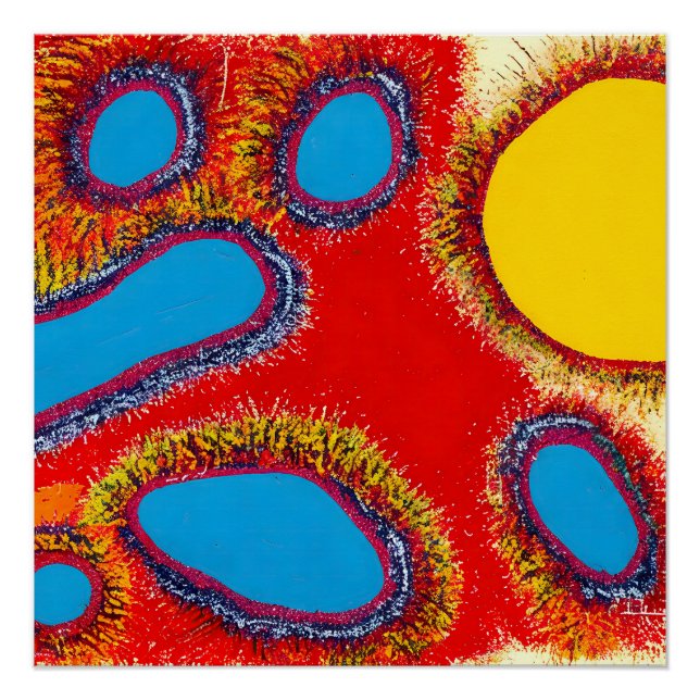 Aboriginal Abstract Art Vol 12 Poster (Front)