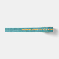 Aboriginal art style wrapping ribbon blue