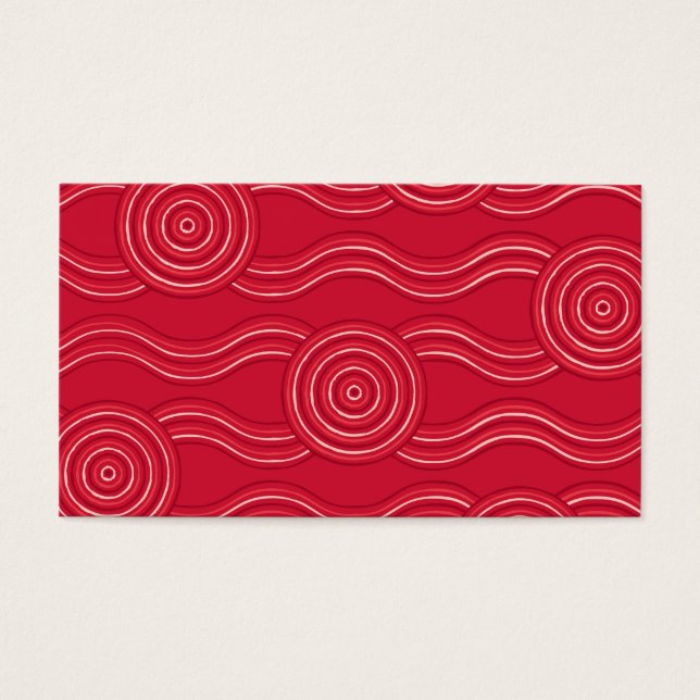 Aboriginal art waratah (Front)