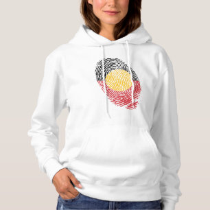 Aboriginal Australia fingerprints Hoodie
