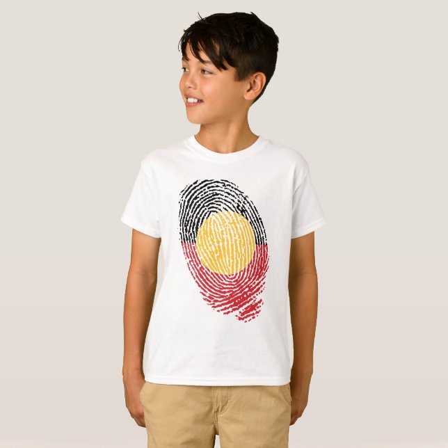 Aboriginal Australia fingerprints  T-Shirt (Front Full)