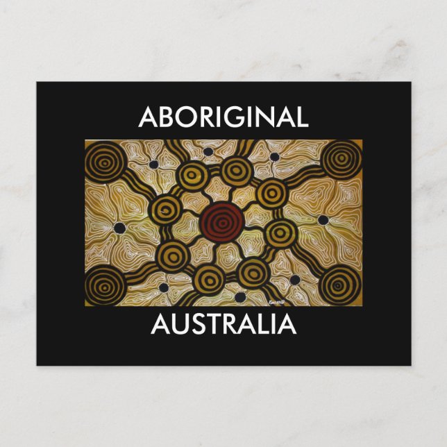 Aboriginal Australia Postcard (Front)
