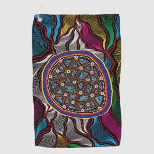 Aboriginal Design-15 Golf Towel