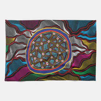 Aboriginal Design-15 Kitchen Towels