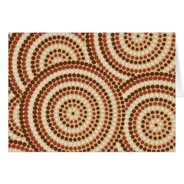 Aboriginal Dot Painting (Front Horizontal)