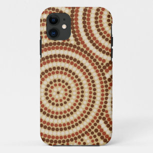 Aboriginal Dot Painting iPhone Case