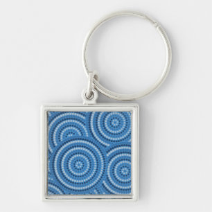 Aboriginal Dot Painting Key Ring