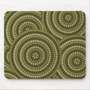 Aboriginal Dot Painting Mouse Pad