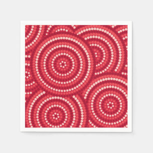 Aboriginal Dot Painting Napkin
