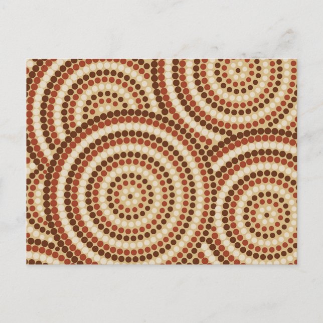 Aboriginal Dot Painting Postcard (Front)