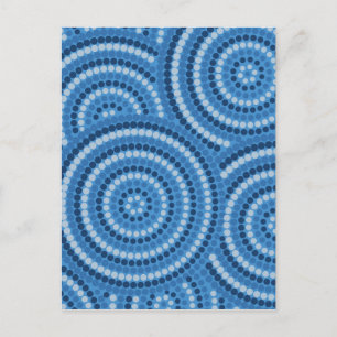 Aboriginal Dot Painting Postcard