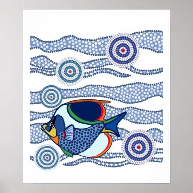 Aboriginal Fish Poster (Front)