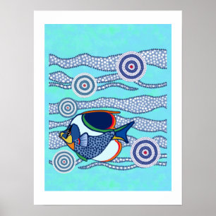 Aboriginal Fish Poster 2