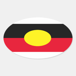 Aboriginal flag sticker