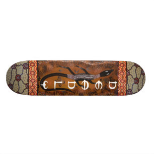 Aboriginal Goanna Deadly Skateboard