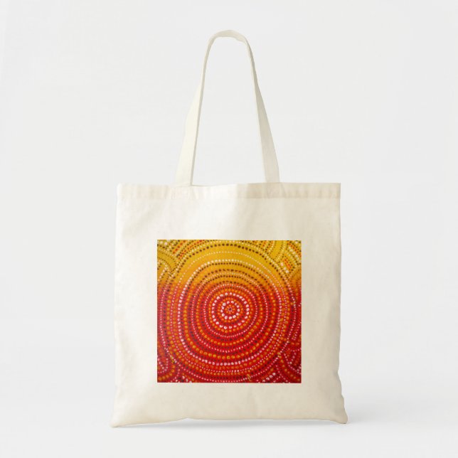 Aboriginal inspired tote bag (Front)