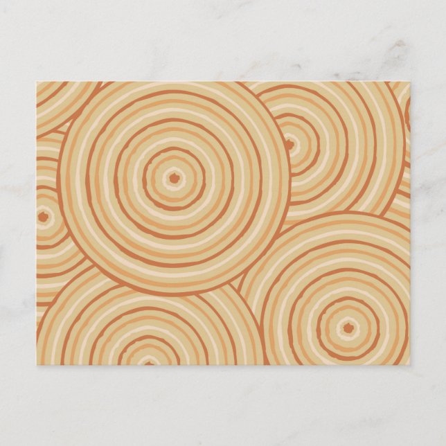 Aboriginal line painting postcard (Front)