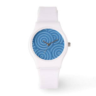 Aboriginal line painting watch