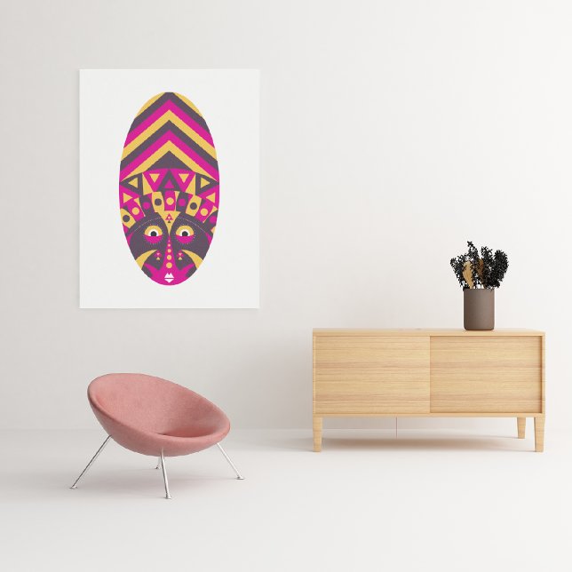 Aboriginal Mask Canvas Print (Creator Uploaded)
