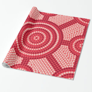 Aboriginal Meetingplace Waratah Wrapping Paper