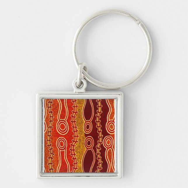 Aboriginal Serpents . Key Ring (Front)