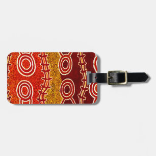 Aboriginal Serpents . Luggage Tag