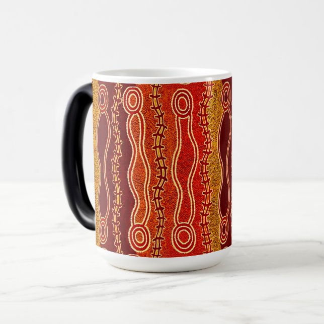 Aboriginal Serpents . Magic Mug (Front Left)