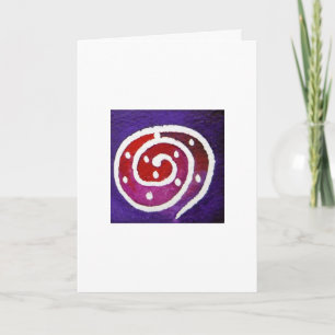 Aboriginal Snail II Thank You Card