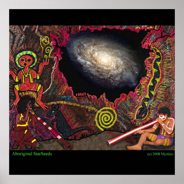 Aboriginal StarSeeds Poster (Front)