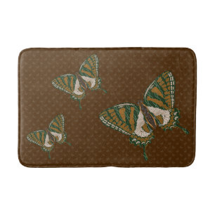 Aboriginal Swallowtail Bath Mat
