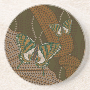 Aboriginal Swallowtail Coaster