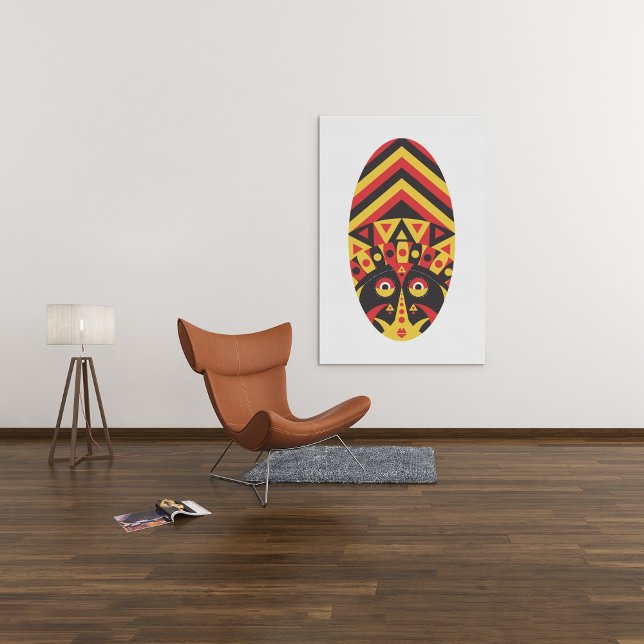 Aboriginal Tribal Mask Canvas Print (Creator Uploaded)