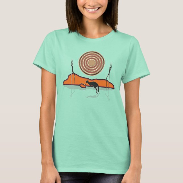 Aborigional Sunrise T-Shirt (Front)