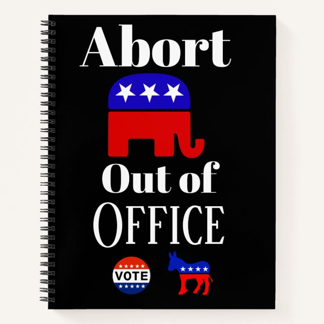 Abort GOP Out of Office Notebook (Front)