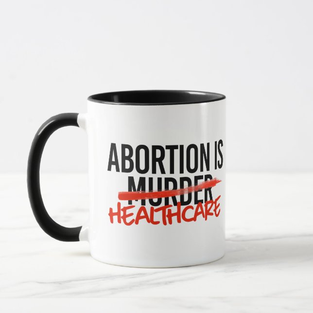 Abortion is Healthcare Mug (Left)