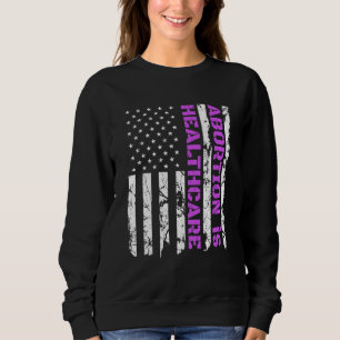 Abortion is Healthcare, Pro Choice Patriotic Ameri Sweatshirt